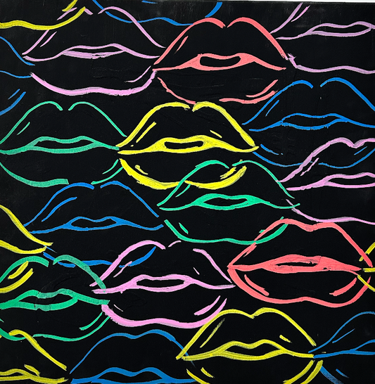 Lips In Sync Print